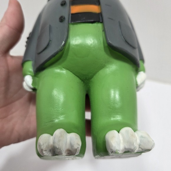 Frankenstein Sloth Statue Decor Resin Green - Picture 7 of 9
